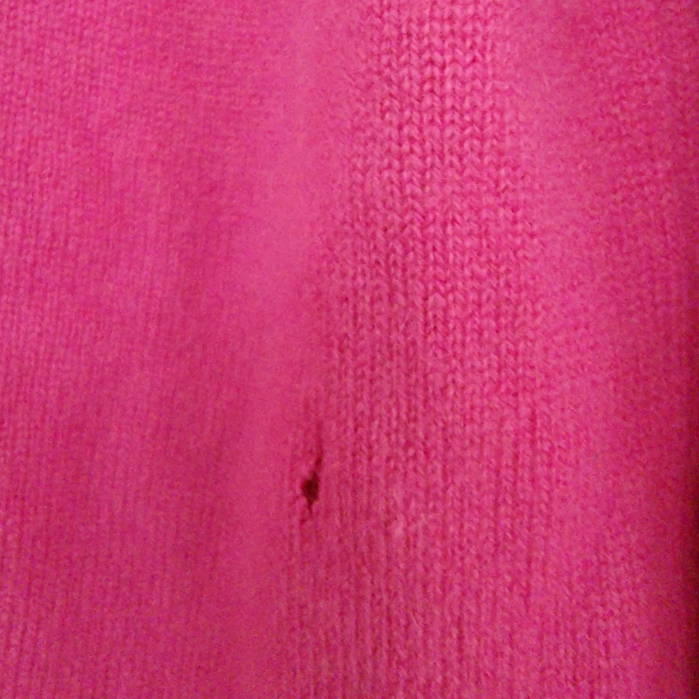 YSL Hot Pink Cashmere Turtleneck